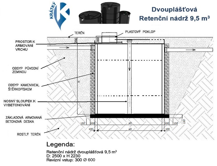 web Ret. n. dvoup. - 9,5m³